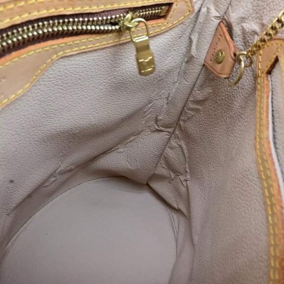 LOUIS VUITTON BUCKET PM Shoulder Tote Bag Monogram Leather Brown M42238 98KA454 - Picture 13 of 16